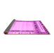 Sideview of Abstract Purple Contemporary Rug, con1569pur