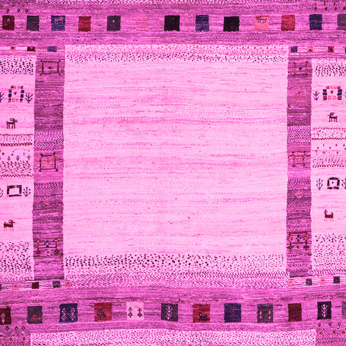 Machine Washable Abstract Pink Contemporary Rug, wshcon1569pnk