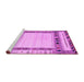 Sideview of Machine Washable Abstract Purple Contemporary Area Rugs, wshcon1569pur