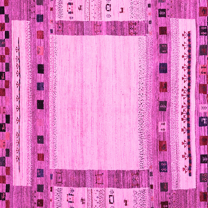 Square Abstract Pink Contemporary Rug, con1569pnk