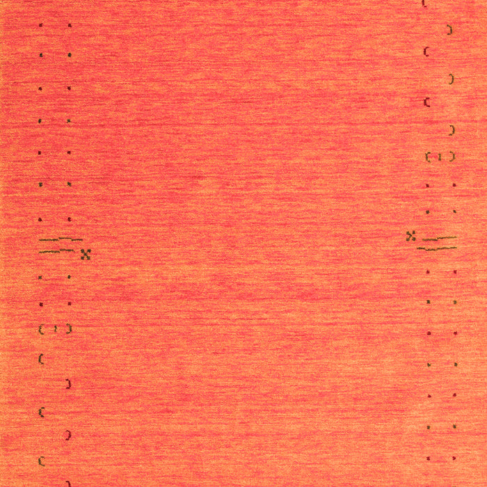 Abstract Orange Contemporary Rug, con156org