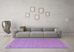 Machine Washable Abstract Blue Contemporary Rug in a Living Room, wshcon156blu