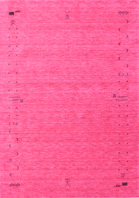 Abstract Pink Contemporary Rug, con156pnk