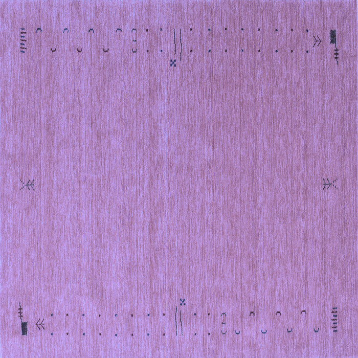 Square Machine Washable Abstract Blue Contemporary Rug, wshcon156blu