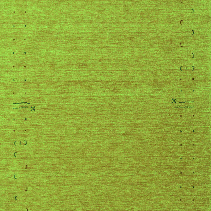 Abstract Green Contemporary Rug, con156grn