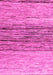 Machine Washable Abstract Pink Contemporary Rug, wshcon1570pnk