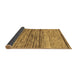 Sideview of Abstract Brown Contemporary Rug, con1570brn