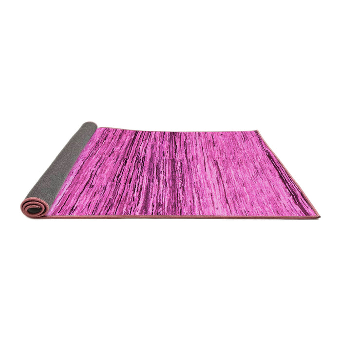 Sideview of Abstract Pink Contemporary Rug, con1570pnk