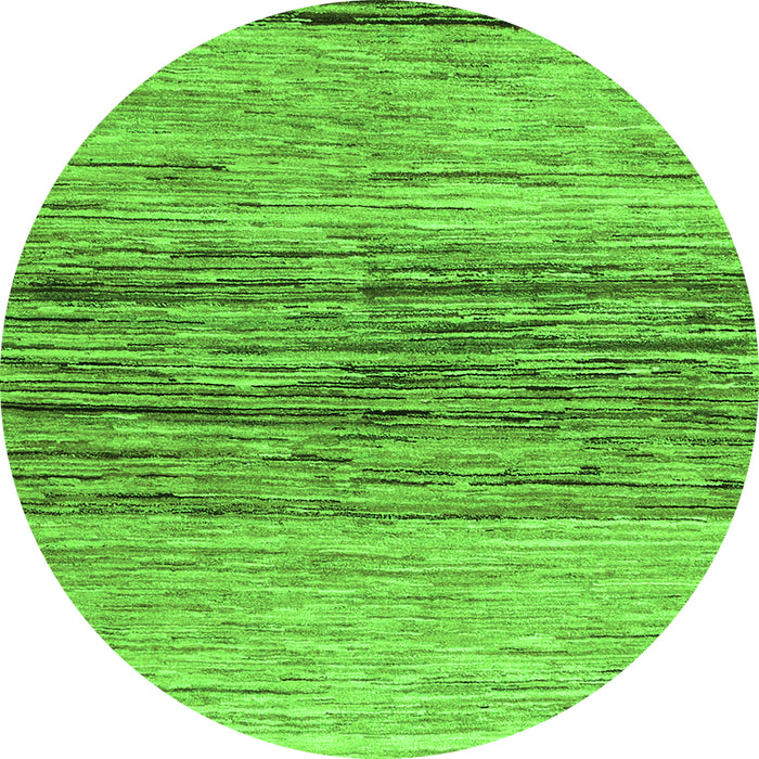 Square Abstract Green Contemporary Rug, con1570grn
