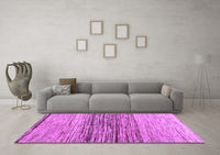 Machine Washable Abstract Purple Contemporary Rug, wshcon1570pur