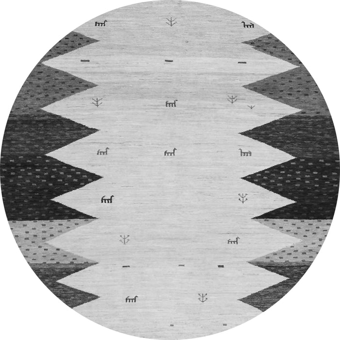 Machine Washable Abstract Gray Contemporary Rug, wshcon1571gry