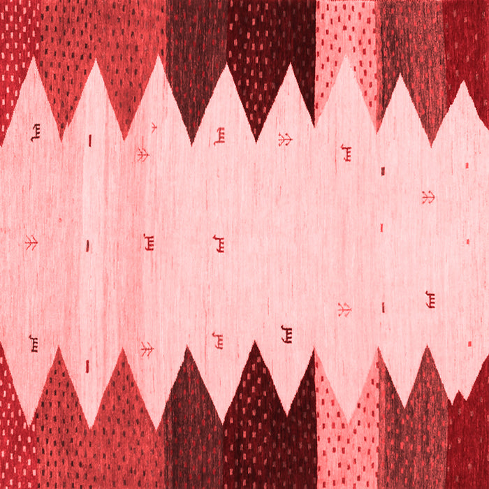 Abstract Red Contemporary Rug, con1571red