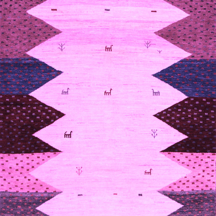 Abstract Purple Contemporary Rug, con1571pur