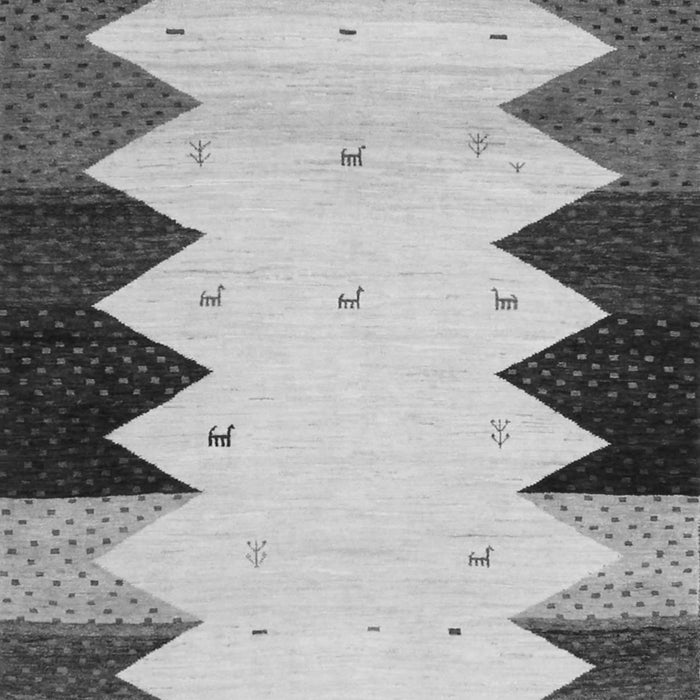 Abstract Gray Contemporary Rug, con1571gry