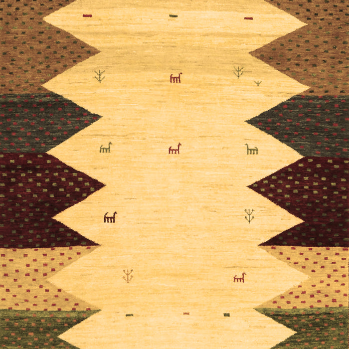 Machine Washable Abstract Brown Contemporary Rug, wshcon1571brn