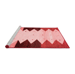 Contemporary Red Washable Rugs