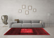 Contemporary Red Washable Rugs