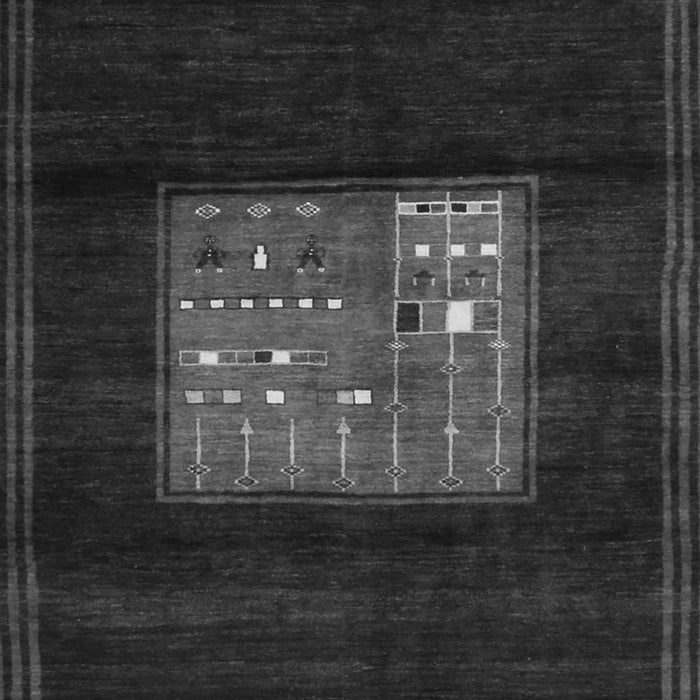 Abstract Gray Contemporary Rug, con1572gry