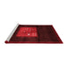 Contemporary Red Washable Rugs