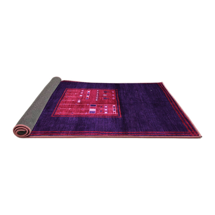 Sideview of Abstract Pink Contemporary Rug, con1572pnk