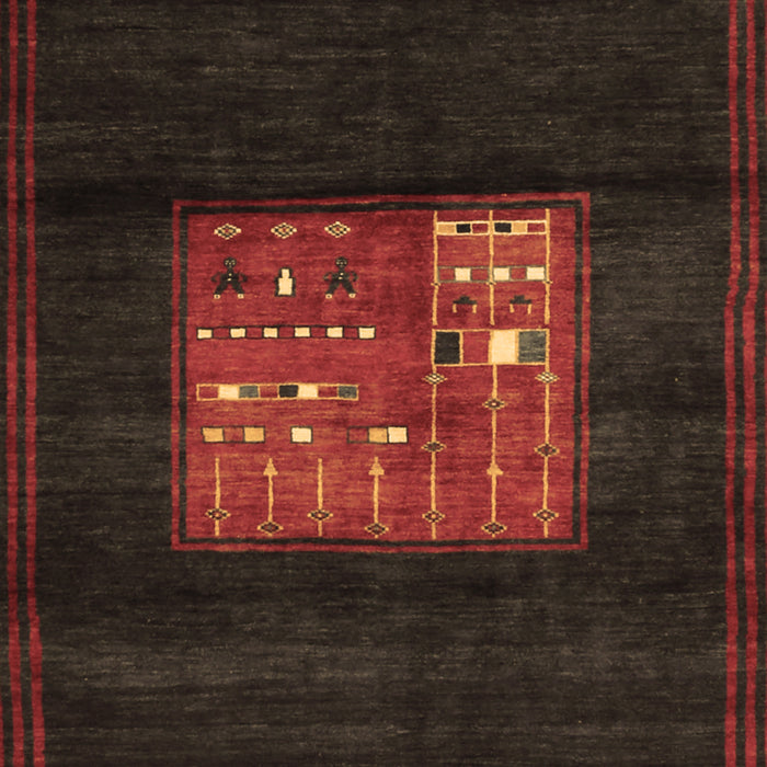 Abstract Brown Contemporary Rug, con1572brn