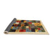 Thickness of Contemporary Sangria Brown Modern Rug, con1573