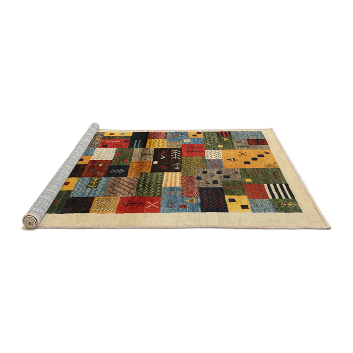 Serging Thickness of Machine Washable Contemporary Sangria Brown Rug, wshcon1573