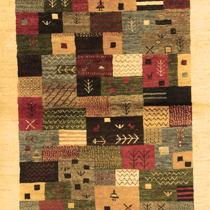 Abstract Brown Contemporary Rug, con1573brn