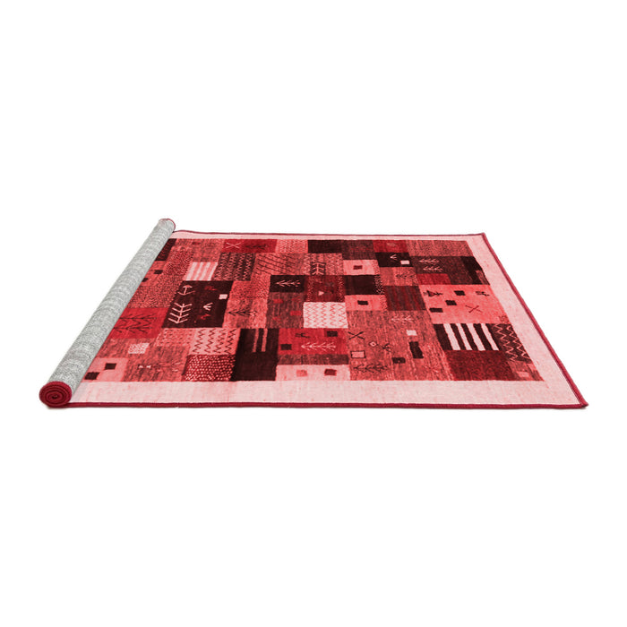 Contemporary Red Washable Rugs