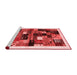 Contemporary Red Washable Rugs