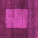 Square Machine Washable Abstract Pink Contemporary Rug, wshcon1574pnk