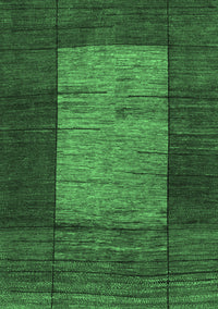 Abstract Emerald Green Contemporary Rug, con1574emgrn