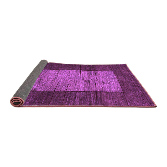 Sideview of Abstract Purple Contemporary Rug, con1574pur