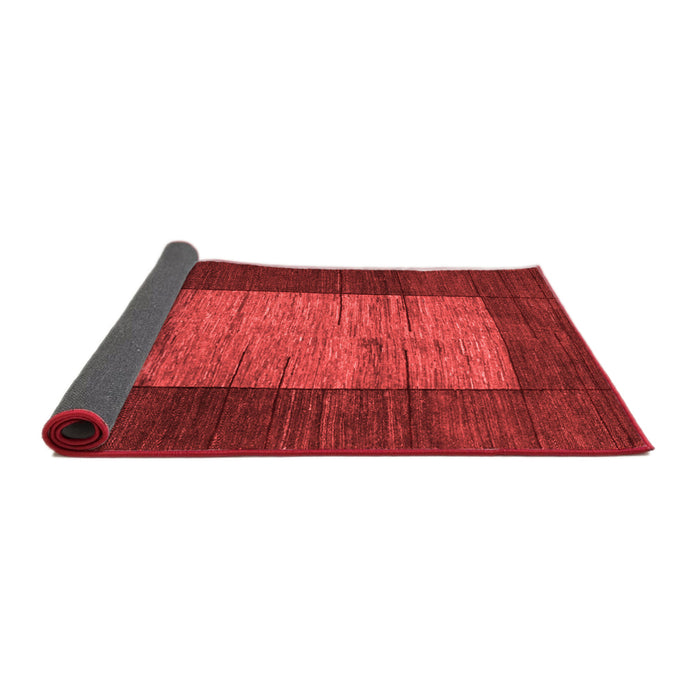 Abstract Red Contemporary Area Rugs