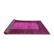 Sideview of Abstract Pink Contemporary Rug, con1574pnk