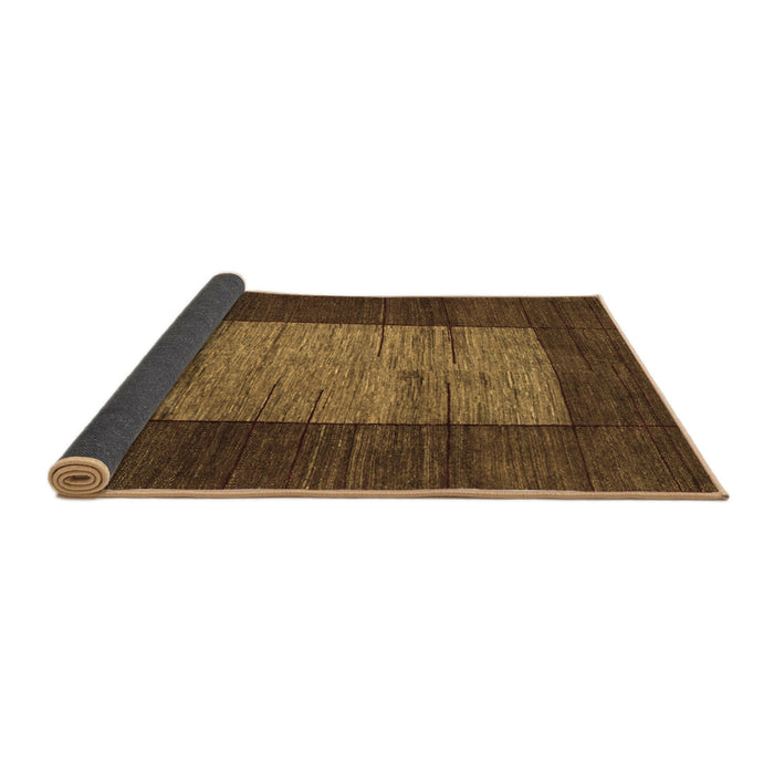 Sideview of Abstract Brown Contemporary Rug, con1574brn