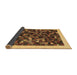 Sideview of Abstract Brown Contemporary Rug, con1575brn