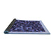 Sideview of Abstract Blue Contemporary Rug, con1575blu