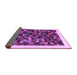 Sideview of Abstract Purple Contemporary Rug, con1575pur