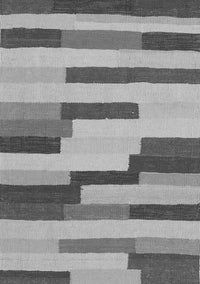 Abstract Gray Contemporary Rug, con1576gry