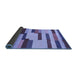 Sideview of Abstract Blue Contemporary Rug, con1576blu