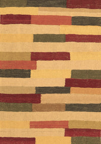 Abstract Brown Contemporary Rug, con1576brn