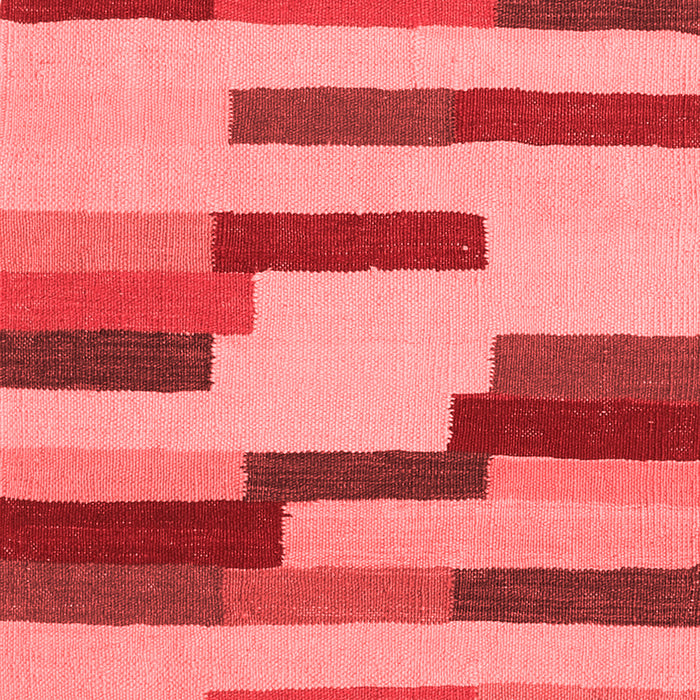 Machine Washable Abstract Red Contemporary Rug, wshcon1576red