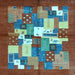 Square Machine Washable Abstract Light Blue Contemporary Rug, wshcon1577lblu