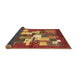 Sideview of Abstract Brown Contemporary Rug, con1577brn