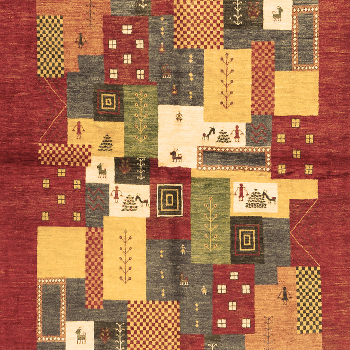Abstract Brown Contemporary Rug, con1577brn