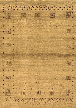 Abstract Brown Contemporary Rug, con1578brn