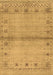 Abstract Brown Contemporary Rug, con1578brn