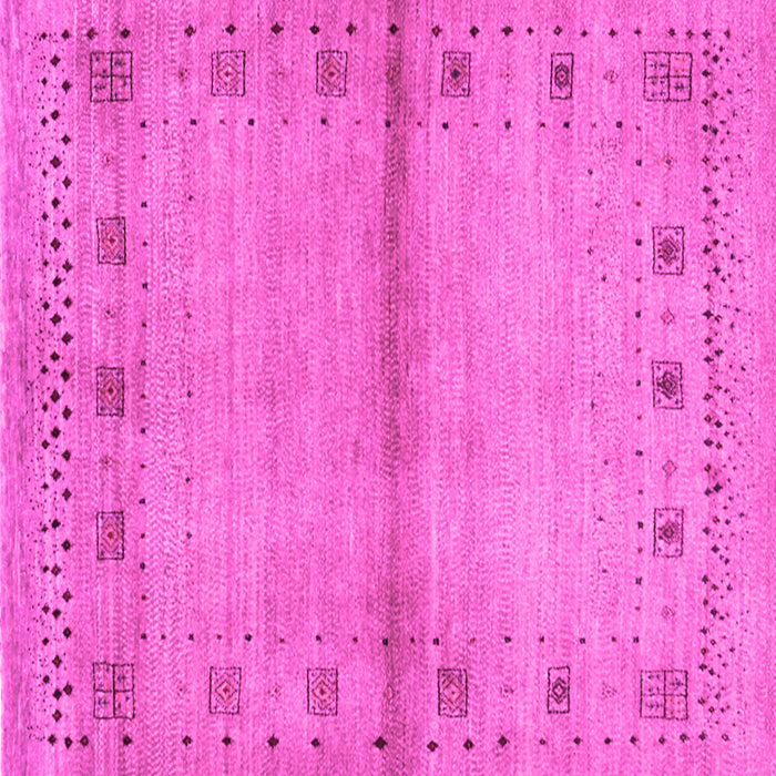Square Machine Washable Abstract Pink Contemporary Rug, wshcon1578pnk