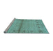 Sideview of Machine Washable Abstract Light Blue Contemporary Rug, wshcon1578lblu